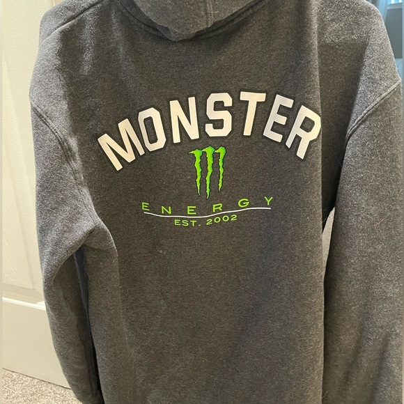Men’s Large Monster Energy Zip Ip Hoodie - Picture 1 of 4